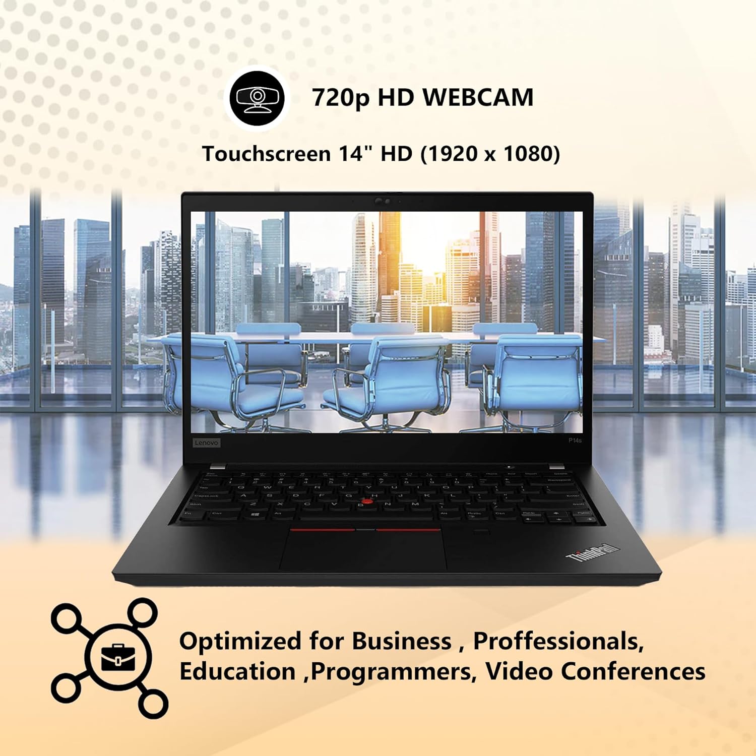 OEM Lenovo ThinkPad P14s Gen 2 14″ FHD Touchscreen, i7-1165G7, 32GB RAM, 1TB NVMe, Quadro T500, WiFi 6, W11P, 3YR, Mobile Workstation Business Laptop