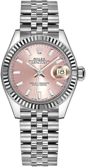 Rolex Lady-Datejust 28 Pink Dial Watch 279174-0001