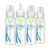 Dr. Brown’s Natural Flow® Anti-Colic Options+™ Narrow Baby Bottles 8 oz/250 mL, with Level 1 Slow Flow Nipple, 4 Pack, 0m+